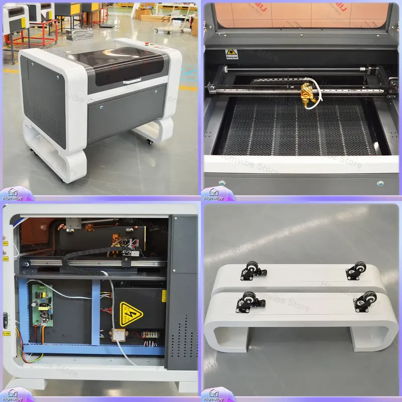 Co2 Laser Engraver 80W 6040 - Nova Máquina de Gravação a Laser