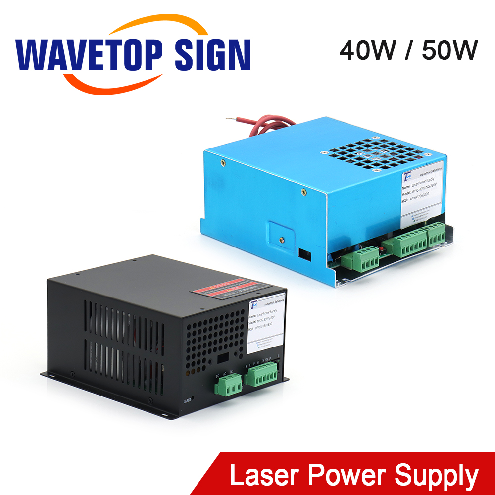 Laser Engraver 40W Co2 - Wavetopsign MYJG-40W fonte de alimentação a