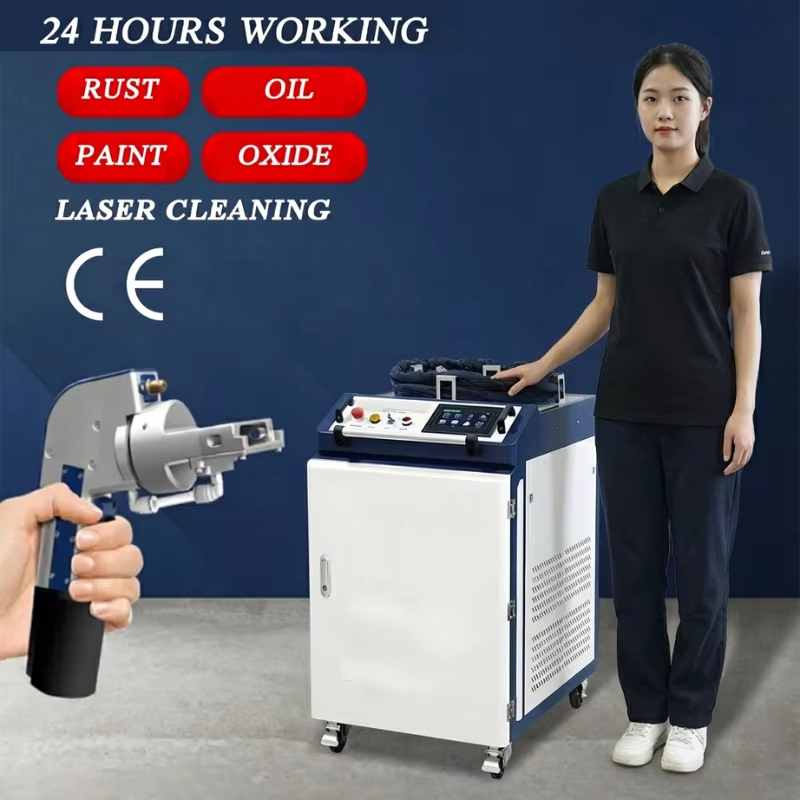 Fiber Laser Cleaning Machine 1000W - Nova Máquina de Limpeza a Laser