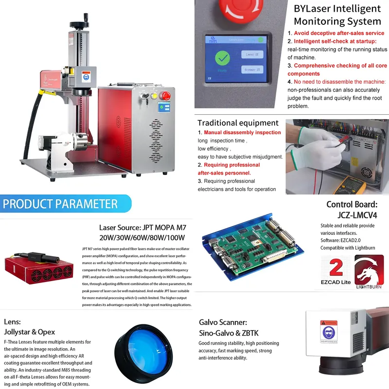 Fiber Laser Marking Machine 20W - Nova Máquina de Marcação a Laser