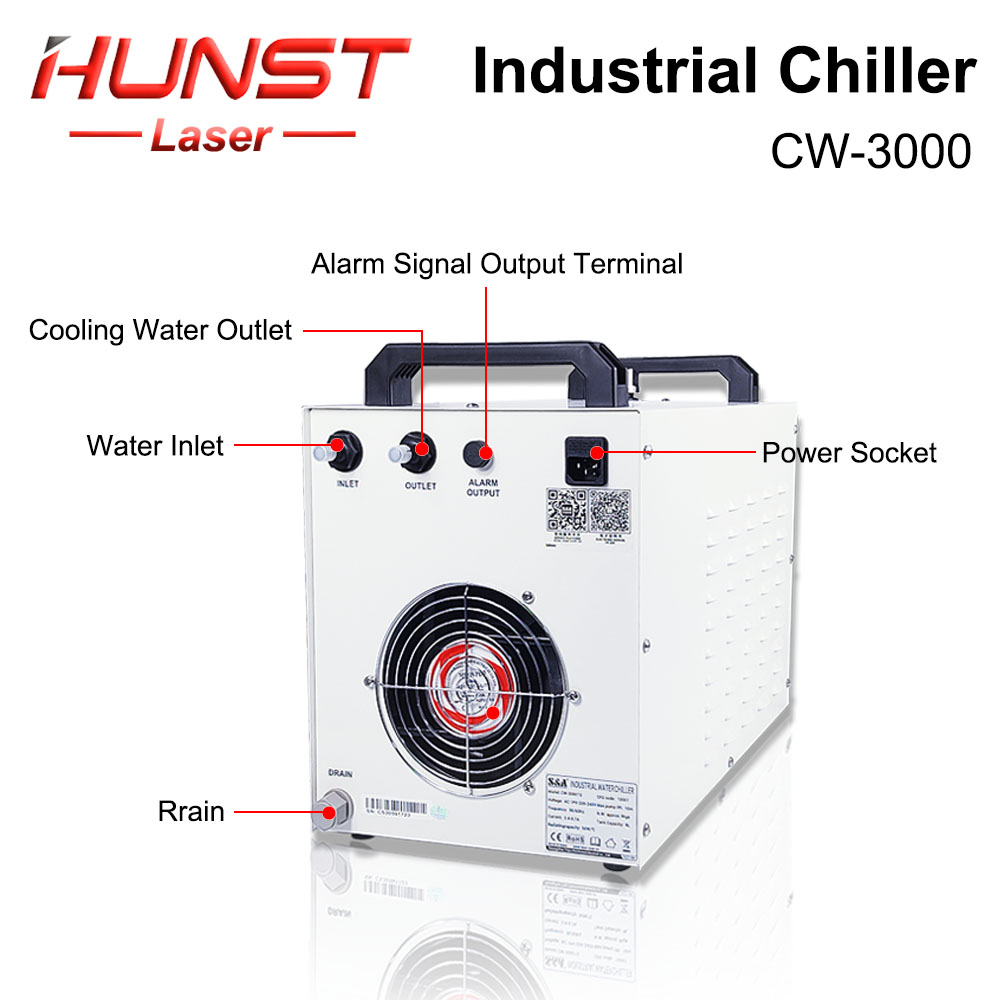 HUNST S&A CW3000 Refrigerador  - Laser Engraver 40W Co2 avaliação e preço