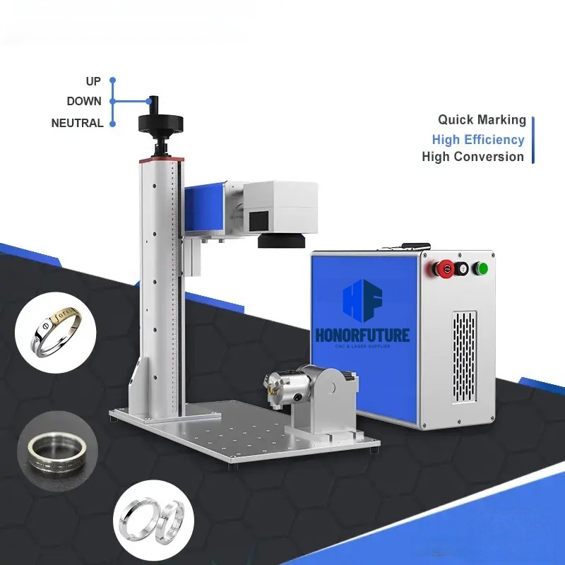 Laser de fibra 20w 30w 50W 100 - Fiber Laser Marking Machine 100W avaliação e preço