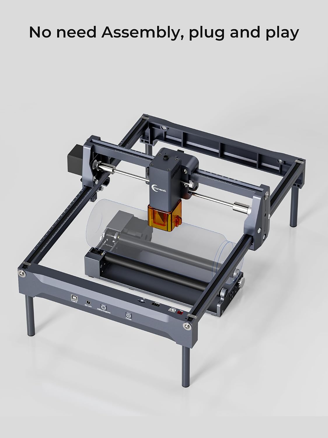 Rolo Rotativo com Suporte, Rol - Laser Marking Machine Rotary Axis avaliação e preço