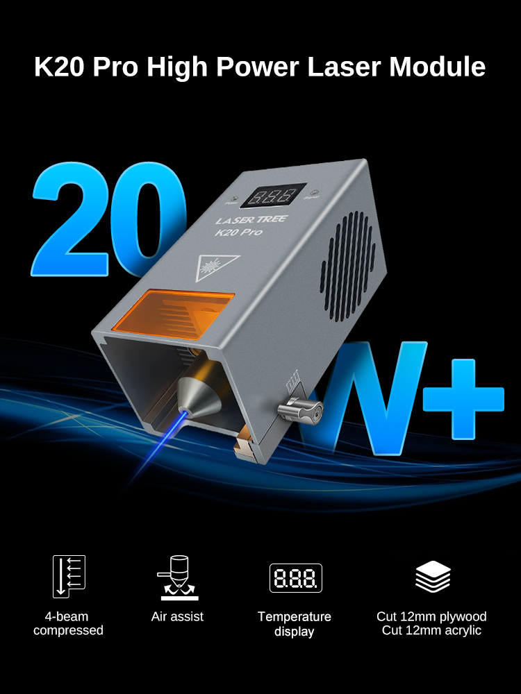 Kit de módulo laser de diodo a - Laser Engraver 20W Diode avaliação e preço