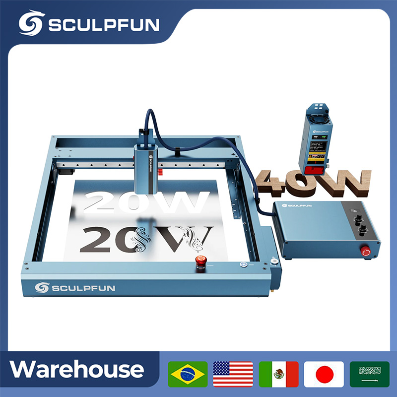 Máquina de gravação e corte a  - Laser Engraver 20W Diode avaliação e preço