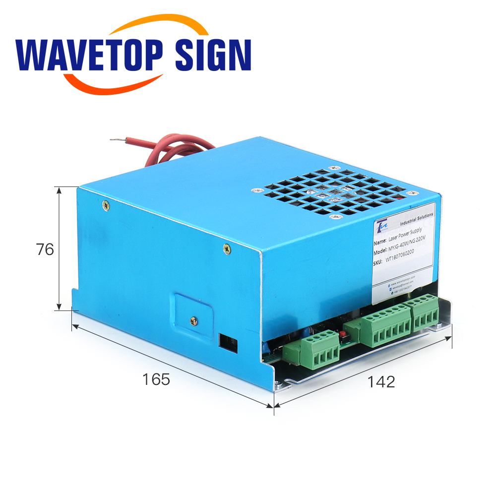 Wavetopsign MYJG-40W fonte de  - Laser Engraver 40W Co2 avaliação e preço