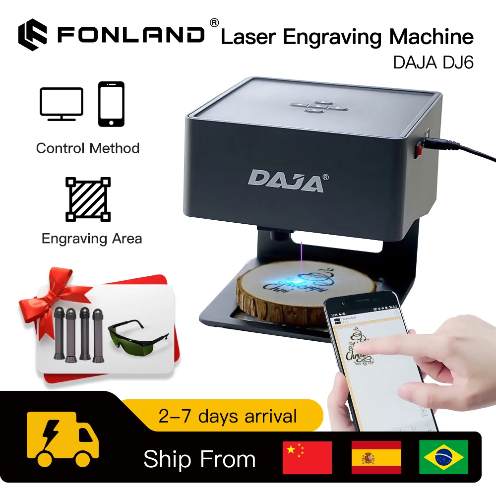 DAJA-Máquina de Gravação a Las - Fiber Laser Marking Machine 20W avaliação e preço