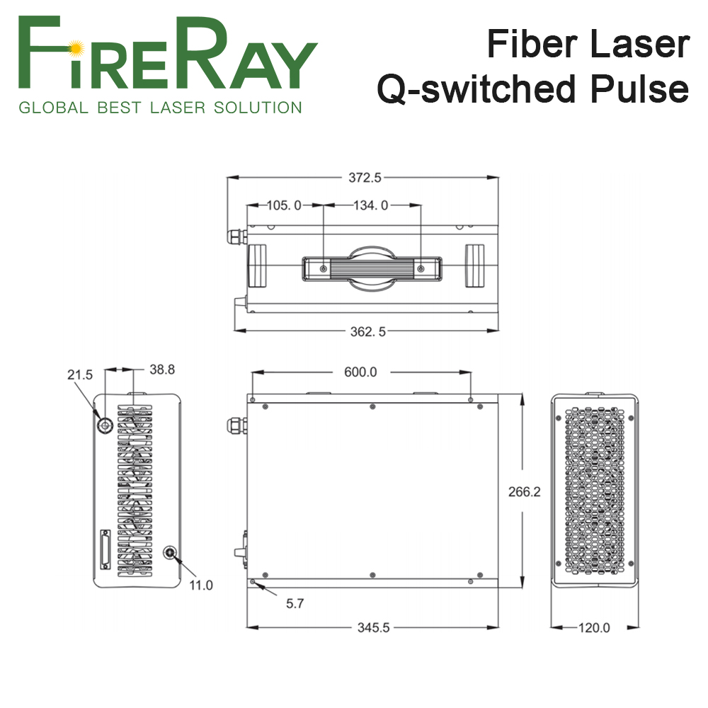 Fonte de Laser de Fibra Pulsad - Fiber Laser Marking Machine 20W avaliação e preço
