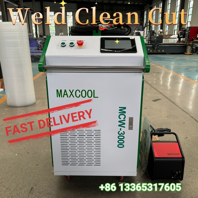 Barato Raycus Max BWT Máquinas - Laser Welding Machine 3 In 1 2000W avaliação e preço