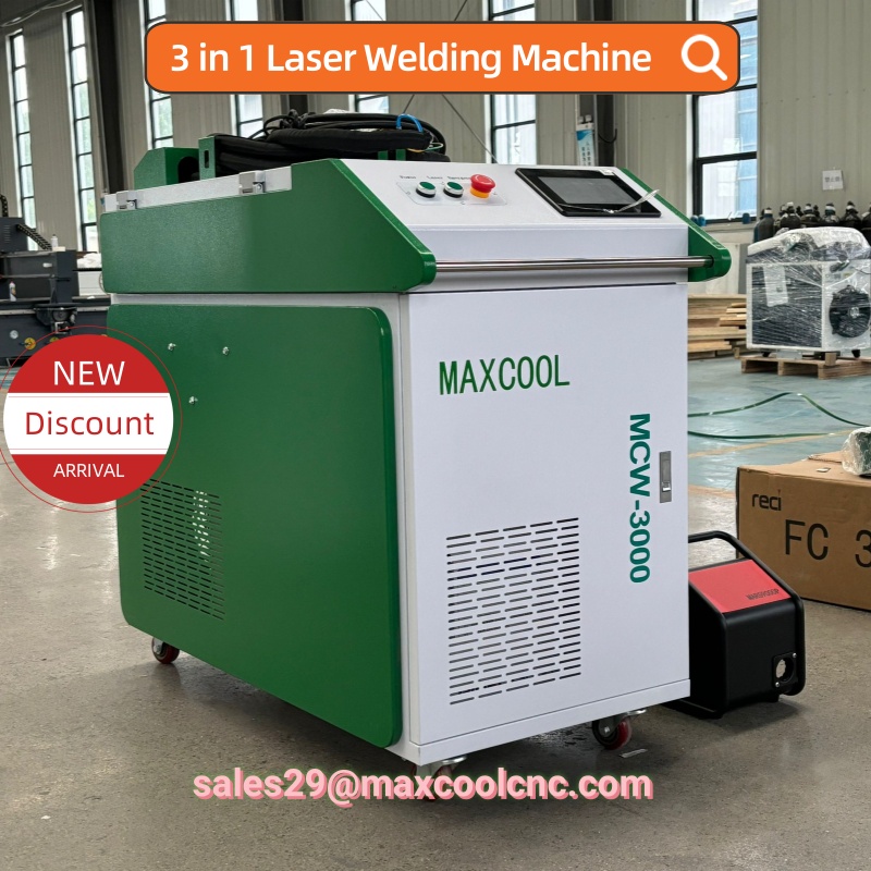 Barato Raycus Max BWT Máquinas - Laser Welding Machine 3 In 1 2000W avaliação e preço