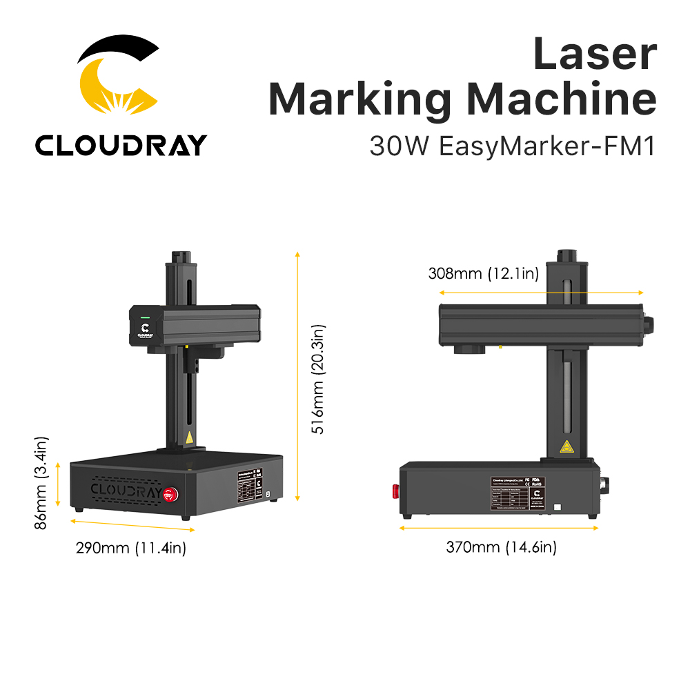 Cloudray 30w 50w portátil máqu - Fiber Laser Marking 30W Jewelry avaliação e preço