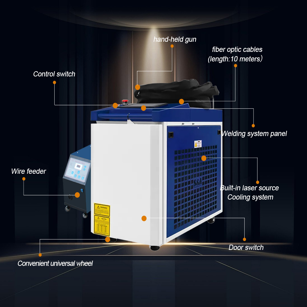 Máquina de Soldagem, Corte e L - Laser Welding Machine 3 In 1 2000W avaliação e preço